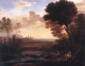 尅勞德 洛朗 Landscape with Paris and Oenone